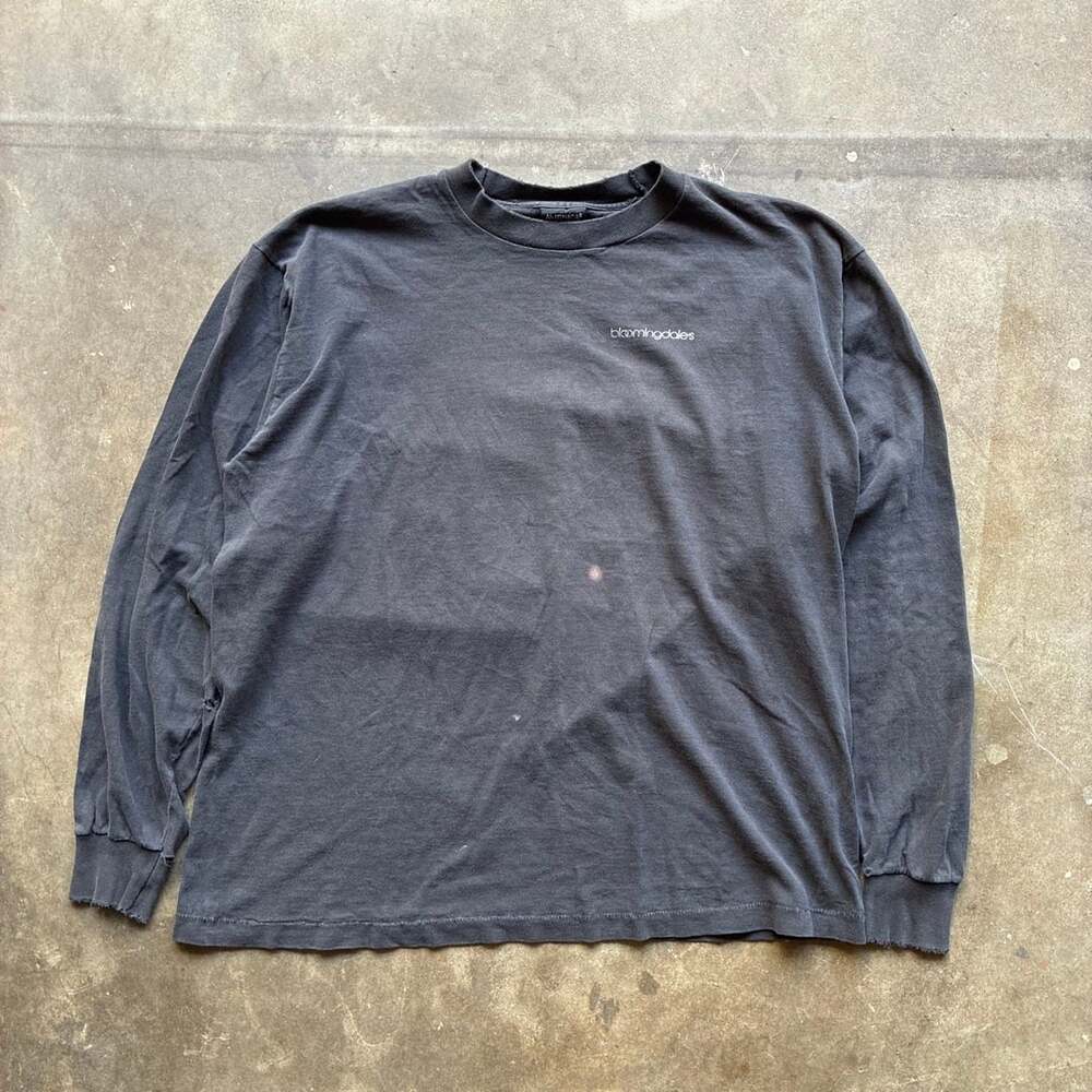 Vintage 1990’s thrashed Perry Ellis America Long Shirt Boxy XL